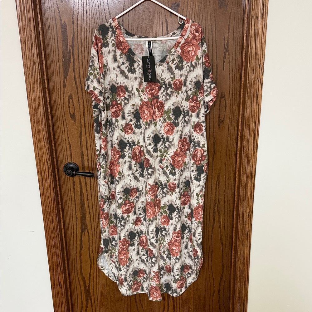 Floral Print Women's Dress